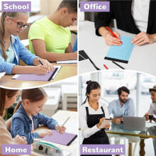 12 Packs Legal-Pads 5x8, Totally 360 Sheets Colored Legal-Pads 5x8 College Ruled Writing Pads Small Note Pads 30 Sheets