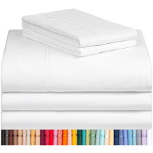 Microfiber Queen Sheet Set 4 PC Deep Pocket 16"