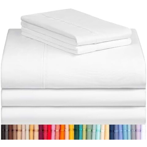 Microfiber Queen Sheet Set 4 PC Deep Pocket 16"
