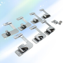 Pied ourleur roulé pour machine à coudre, métal argenté, 1 pièce