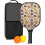 Pickleball-padlesett i blomsterfiber, 2 padler + 2 1