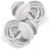 E27-schroefdraad lampfitting, wit metaal en ABS, pendelfitting 1
