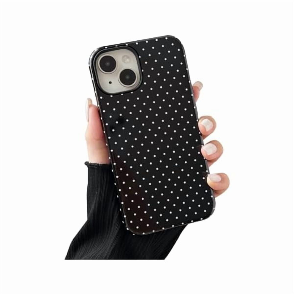 Iphone 14/15 Plus Case Polka Dot Aesthetic Soft Tpu Hard 9377112898216