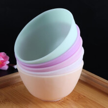 Roze siliconen mengkom 10,5 x 7 cm