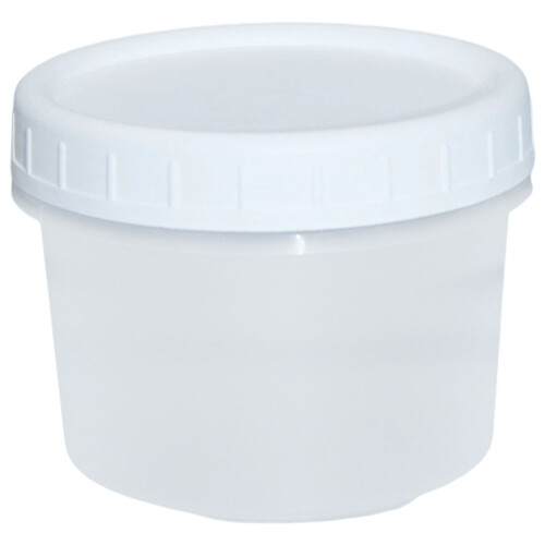 6.8 oz Reusable Plastic Food Containers with Twist Lids