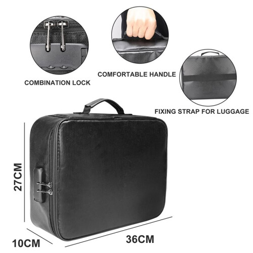 Fireproof Document Storage Bag, Multi-Layered, Large-Capacity, Multi-Functional Box for Home Use and Certificate 1