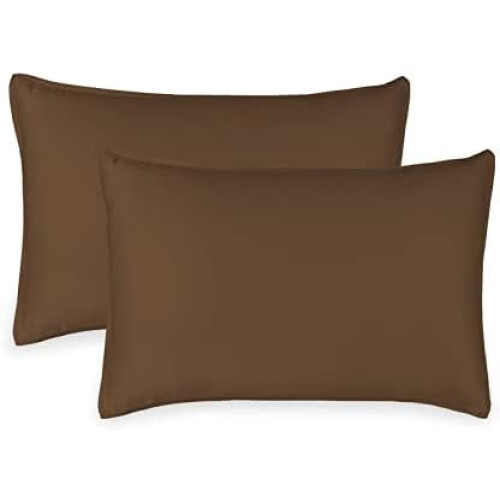 Organic Bamboo Viscose Queen Pillowcases 2-Pack