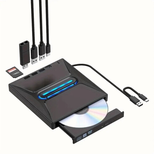 USB 3.0 externe cd-/dvd-drive draagbare RW-hub