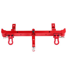 Metal Upgraded Rear Bumper Trailer Hook for MN Model 1/12 MN82 LC79 RC Car Parts Red