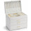 4-Layer Jewelry Box Organizer – White, Synthetic Leather 1