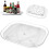 Clear Acrylic Refrigerator Turntable 40 x 30 cm 1