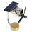 Windmill Ornament with Solar Panel, Educational Science Puzzle Toy, Wind Powered Demonstration, Home & Car Decor 2pc 4