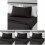 Microfiber Bed Sheet Set 3-Piece Twin XL Black 1