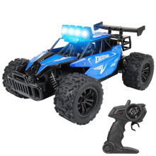 RC Alloy Car 1:16 Scale 2WD Off-Road Remote Control Car with LED Lights and 20KM/H High Speed Kids Boys Girls Gifts C