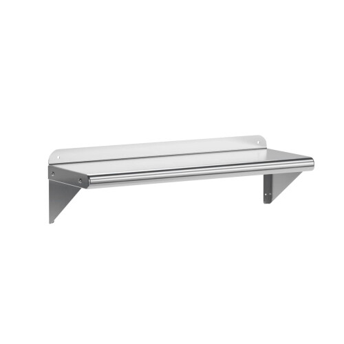 Stainless Steel Floating Shelf 36 x 12 in