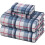 Cal King Flannel Sheet Set 4-Piece Deep Pocket 1