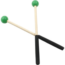 8 Inch Wood Percussion Mallets with Rubber Head
