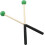 8 Inch Wood Percussion Mallets with Rubber Head 1