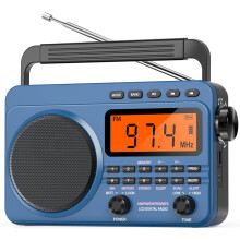 Tragbares AM/FM/SW-Radio mit NOAA-Warnfunktion und 4000-mAh-Akku