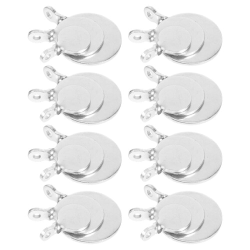 96Pcs Steel Targets for Training Durable Silver Hanging Kids Practice 2