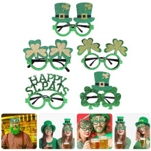 Grüne Partygläser zum St. Patrick's Day – 5er-Pack