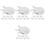 96Pcs Steel Targets for Training Durable Silver Hanging Kids Practice 5
