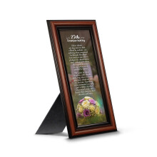 Silver Anniversary Frame 6" x 12" with Glass Front