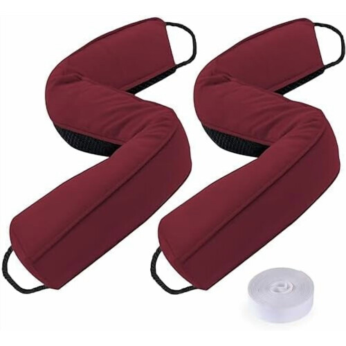 2-pack 96 cm viktad dörrdragstopp med glaspärlor