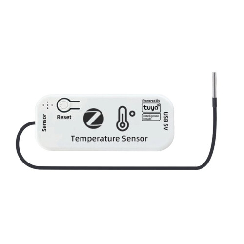 TUYA Zigbee Temperature Sensor APP Remote Monitor Tuya Waterproof Temperature Sensor  Home 1M