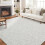 8x10 Modern Machine Washable Area Rug Light Grey 1
