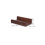 6Pièces Range-Vinyles Bois Robuste Étagères Décoratives Marron 3