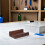 6Pièces Range-Vinyles Bois Robuste Étagères Décoratives Marron 6