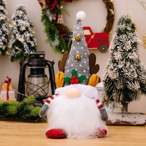 27" Light-Up Gnome Decoration Battery-Powered
