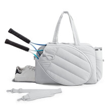Tennis Bag Badminton Rackets Bag Large Storage Outdoor Travel Sports Training Shoulder Bag Pickleball Paddle Handbag C