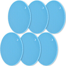 Sottopentola in silicone, confezione da 7 pezzi (6 pezzi)