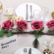 6ft Dusty Rose Silk Flower Garland