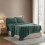 Queen Microfiber Sheet Set – Double Brushed, Deep Pocket, 1