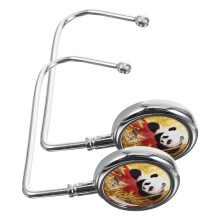 Stainless Steel Desk Bag Hook - Panda Design, 2 Pack