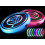 LED Car Cup Coasters 68mm 7-Color USB Powered 1