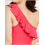 Ruffle Front One Shoulder Maternity Swimsuit UPF 50+ 2