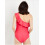 Ruffle Front One Shoulder Maternity Swimsuit UPF 50+ 4