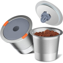 Genanvendelige K-kopper i rustfrit stål til Keurig 1.0 og 2.0 (2 stk.)