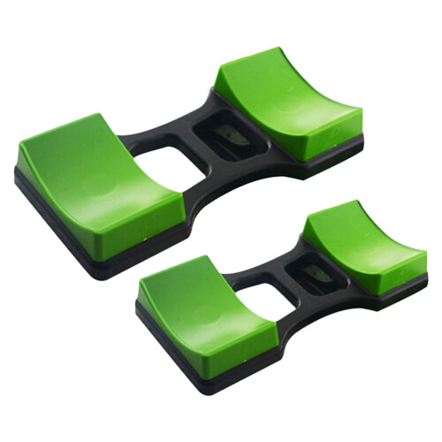 Kettlebell Dumbbell Rack Stand Green 2 pcs