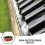 2Pcs Weather-Resistant Aluminum Alloy Coffee Gutter Outlet Replacement 5