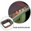 2Pcs Weather-Resistant Aluminum Alloy Coffee Gutter Outlet Replacement 6