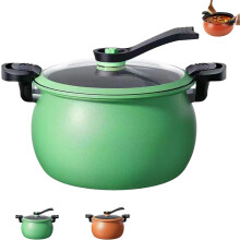 8L Non-Stick Micro Pressure Cooker for Soups and Stews