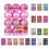 24pcs Pink Christmas Tree Balls 3cm Shatterproof 1