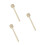 3Pcs Light Brown Felt Drum Mallets Wood Handle Snare Drum Accessories 9