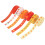 Thanksgiving-Schleifenset – 6 Rollen dekoratives Polyesterband 1
