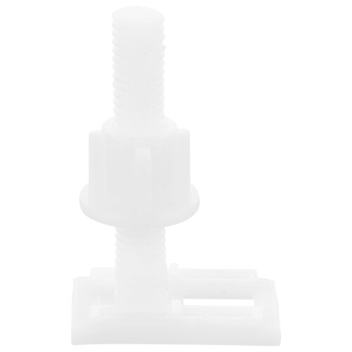 White Plastic Toilet Seat Fixing Screws (2 pcs)